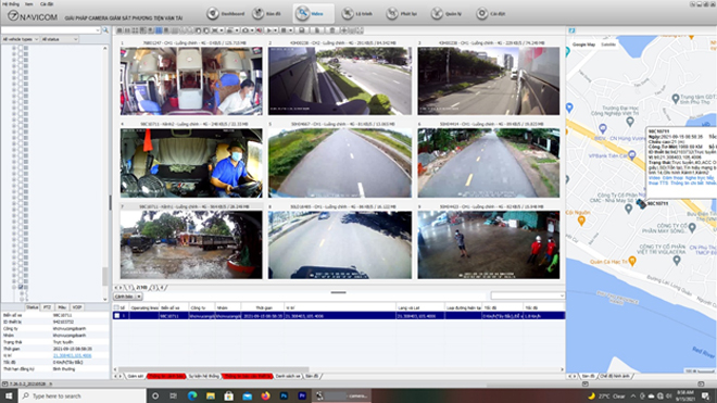 Hình ảnh thực tế trích xuất từ hệ thống camera Nghị định 10 của Navicom. Ảnh: chụp màn hình.