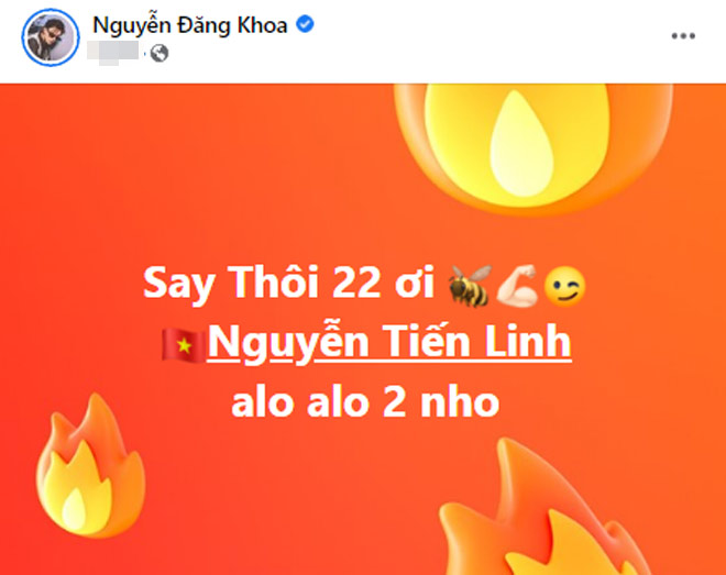 Tiến Linh vừa đăng đàn, loạt sao Việt đã rần rần bình luận - 3