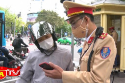 Xử phạt xe máy vi phạm qua hệ thống camera giao thông