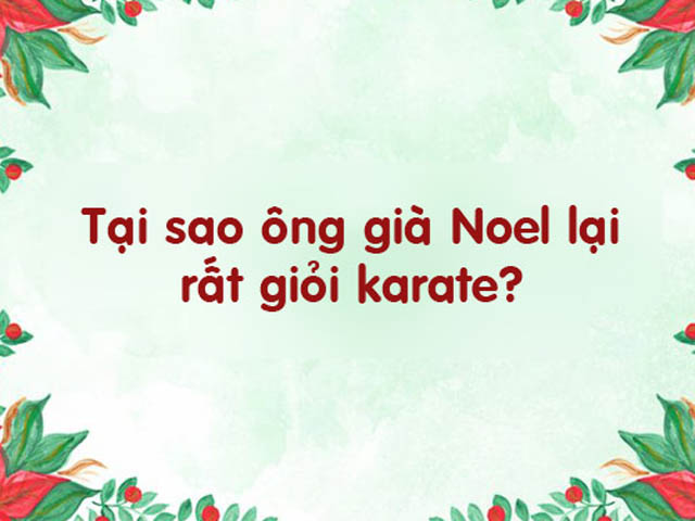 Bạn trẻ - Cuộc sống - 6 bài quiz Giáng Sinh cực thú vị giúp bạn rèn trí não