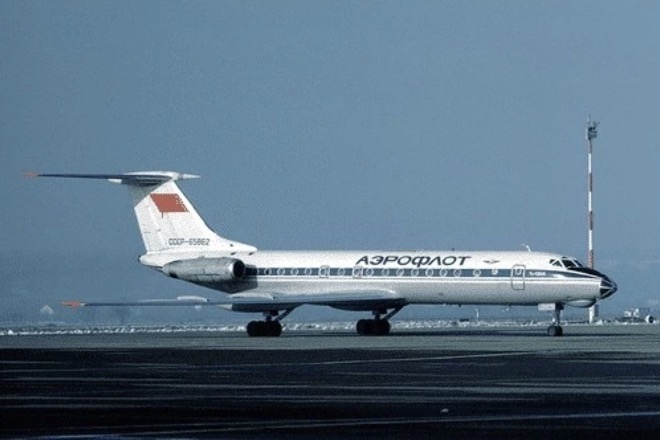 Một máy bay của hãng hàng không Aeroflot.