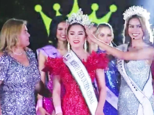Giải trí - "Hoa hậu nhí" 14 tuổi cao 1m68 đăng quang “Miss Eco Teen International”