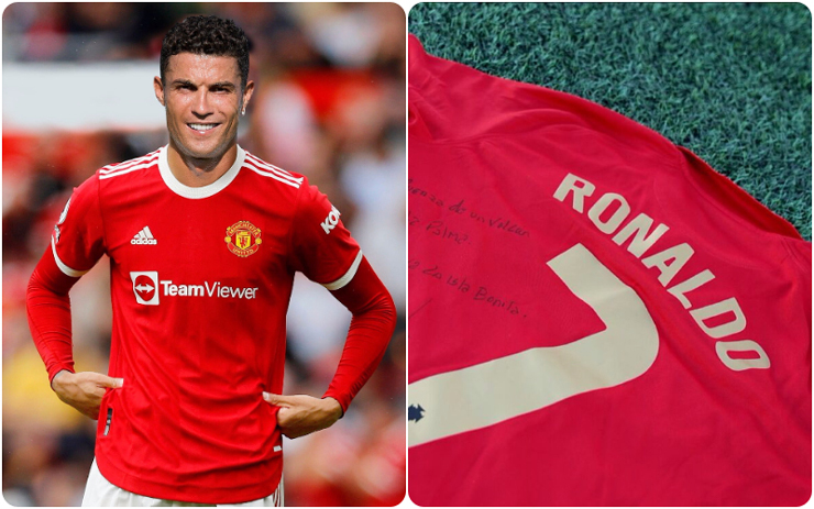 Ronaldo lên kế hoạch đấu giá chiếc áo CR7 tại ĐT Bồ Đào Nha