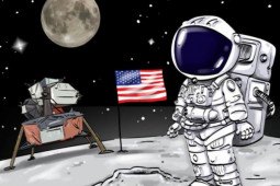 Vì sao bức tranh phi hành gia này bị xem là chưa hợp lý?