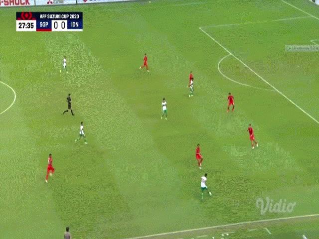 Bóng đá - Indonesia bật tường đẹp như mơ, ghi bàn làm "chết lặng" fan Singapore