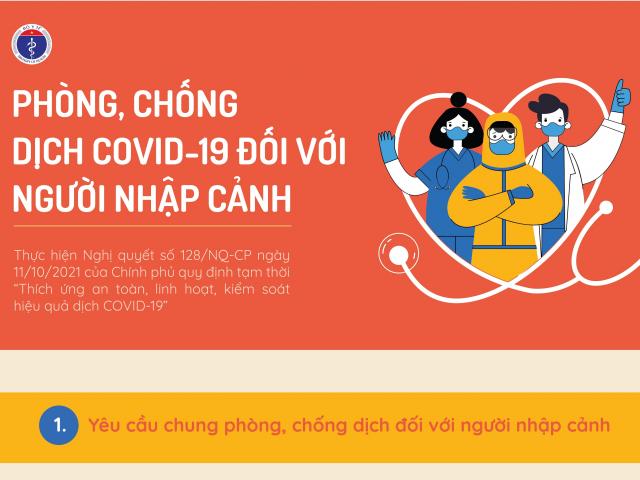 Sức khỏe đời sống - Quy định mới nhất về phòng dịch COVID-19 với người nhập cảnh