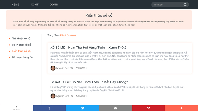 Lottoat là trang thông tin điện tử cung cấp đầy đủ chính xác thông tin liên quan đến xổ số