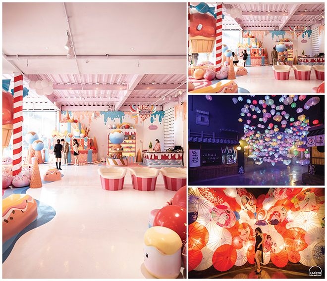 Từ trẻ nhỏ cho đến các nàng “bánh bèo”, ai cũng có thể tìm thấy không gian ưa thích để chụp ảnh tại Vườn Ánh Sáng