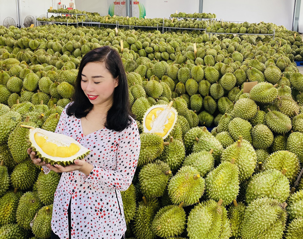 Chị Tường Vy khởi nghiệp thành công với các sản phẩm từ trái cây.
