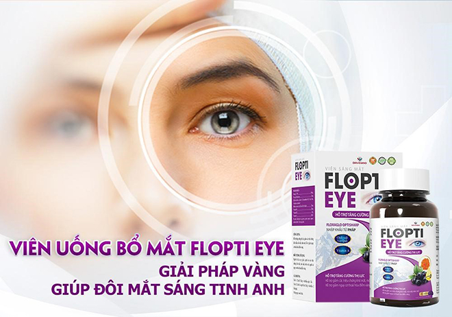Viên bổ mắt Flopti Eye – giải pháp vàng giúp đôi mắt sáng tinh anh