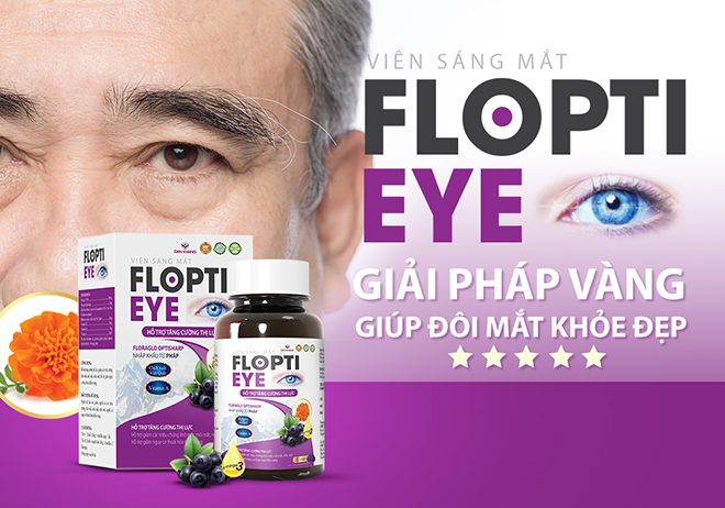 Viên sáng mắt Flopti Eye - Giải pháp vàng giúp đôi mắt khỏe đẹp
