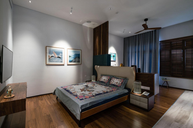 Biệt thự hình ruộng bậc thang của doanh nhân Việt "gây sốt" - 4