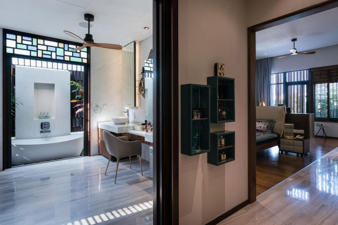 Biệt thự hình ruộng bậc thang của doanh nhân Việt "gây sốt" - 7