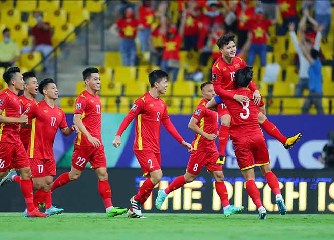 ĐT Việt Nam sẽ được thưởng lớn nếu vượt qua bán kết AFF Suzuki Cup 2020. Ảnh minh họa.