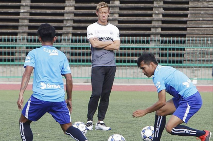 HLV Keisuke Honda (Nhật Bản) dẫn dắt đội tuyển Campuchia