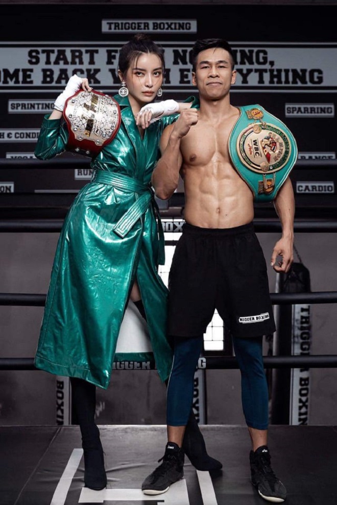 Cao Thái Hà giành đai vô địch boxing tặng hai người đàn ông đặc biệt - 6