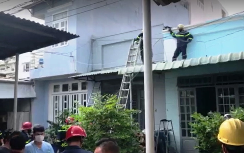 Khu vực căn nhà nơi xảy ra vụ việc