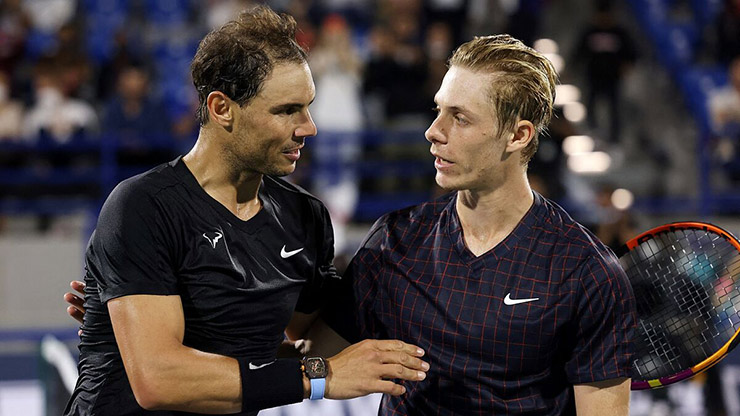 Cả Nadal và Shapovalov đều mắc Covid-19 sau khi thi đấu với nhau trận tranh giải Ba ở giải Mubadala World Tennis Championship vừa qua