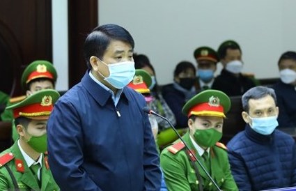 Bị cáo&nbsp;Nguyễn Đức Chung, cựu Chủ tịch UBND TP Hà Nội&nbsp;