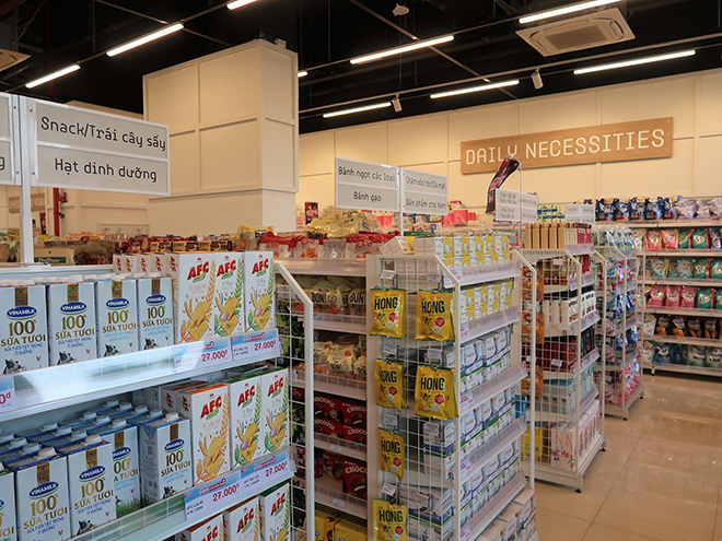 Nhiều sản phẩm đa dạng tại AEON MaxValu phục vụ nhu cầu hàng ngày của các gia đình