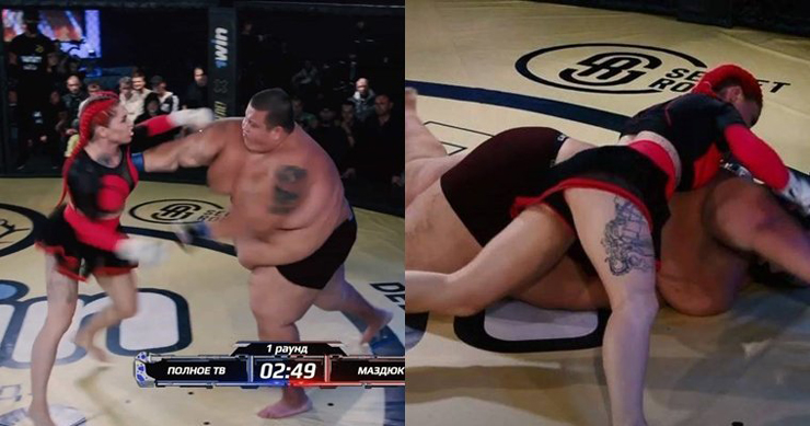 Chistyakov nặng 240 kg thua đả nữ 63 kg vào tháng 11/2020