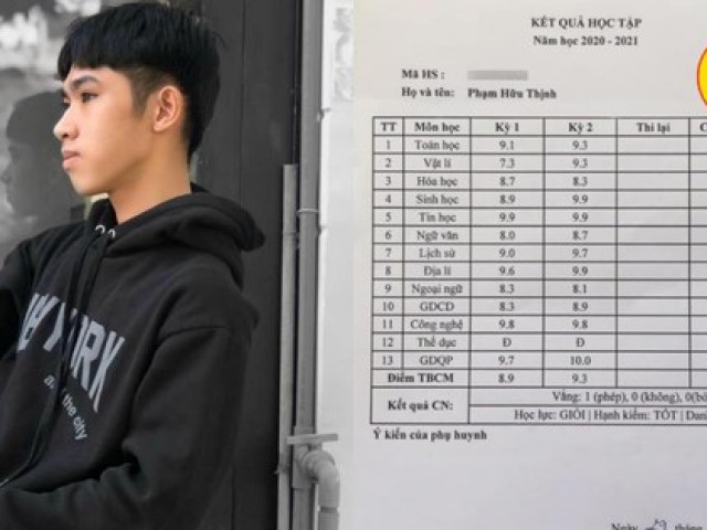 Bạn trẻ - Cuộc sống - Bảng điểm tổng kết 9.2 đẹp như mơ của nam sinh Bến Tre: Netizen ùa vào "xin vía" may mắn