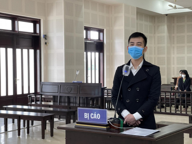 Bị cáo Nguyễn Quang Trọng trước tòa