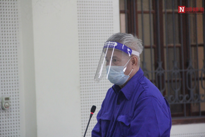 Cao Trọng Phú tại phiên toà xét xử sơ thẩm