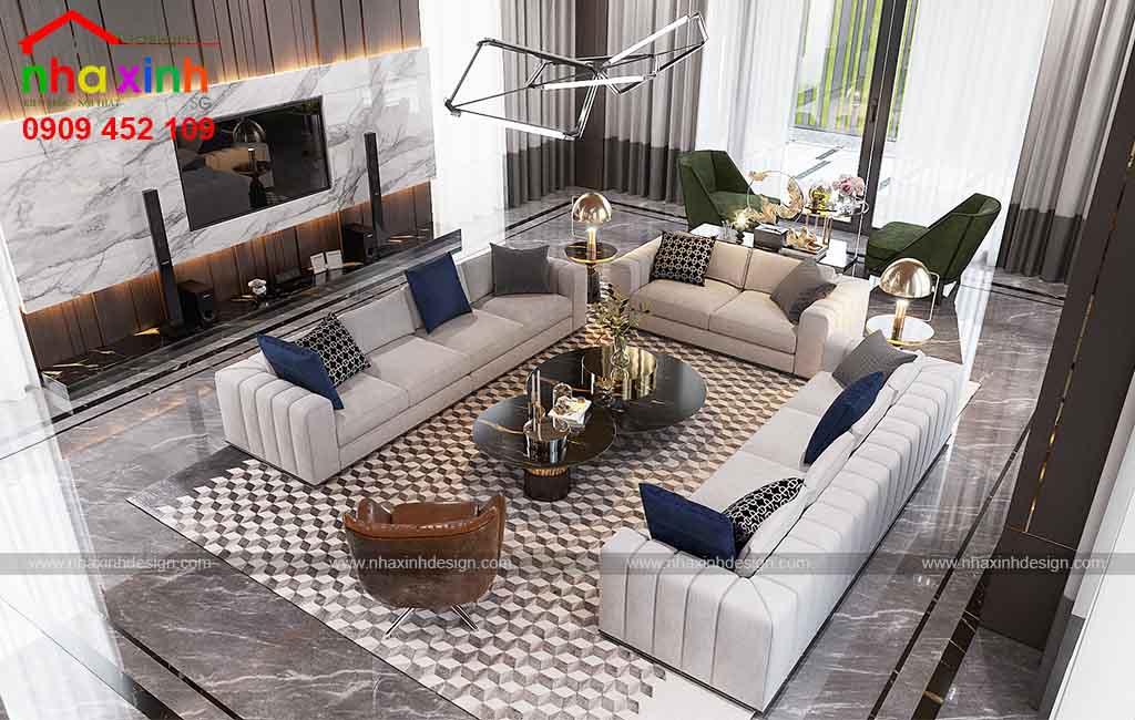 Phòng khách hiện đại và mang đậm tính cá nhân hóa