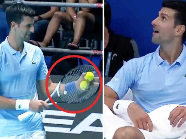 Sững sờ Djokovic quên luật tennis, hai tay vợt muốn đánh nhau