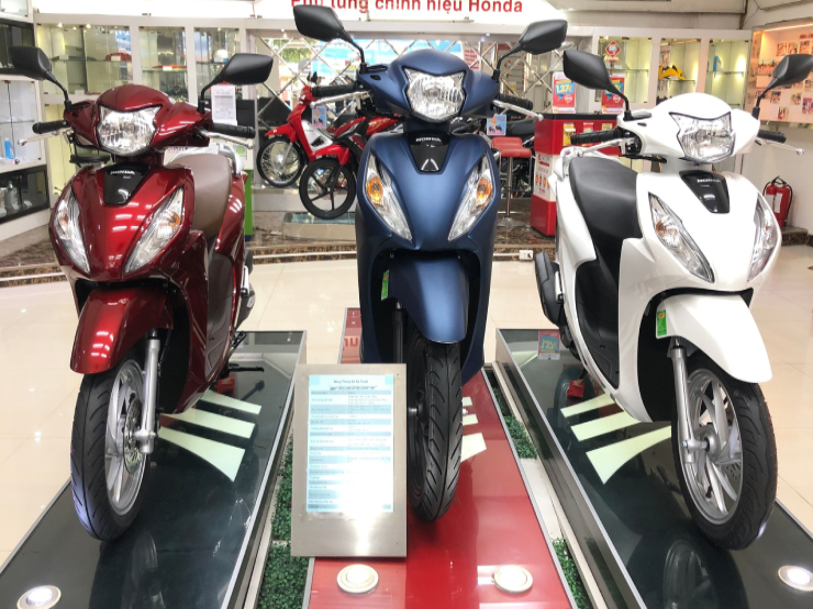 Bảng giá Honda Vision đầu tháng 10/2022, chênh cao nhất 12 triệu đồng