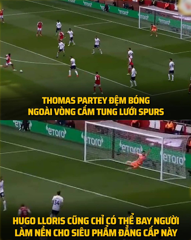 Cú sút không thể nào cản phá.