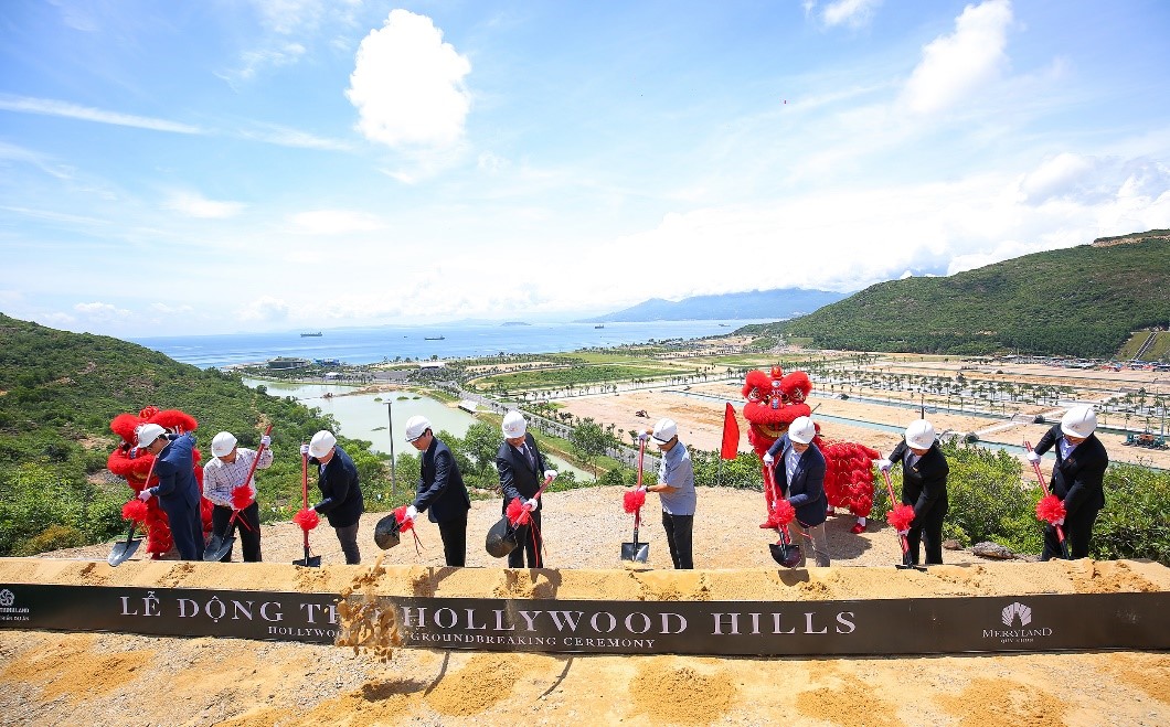 Lễ động thổ phân khu Hollywood Hills tại MerryLand Quy Nhơn