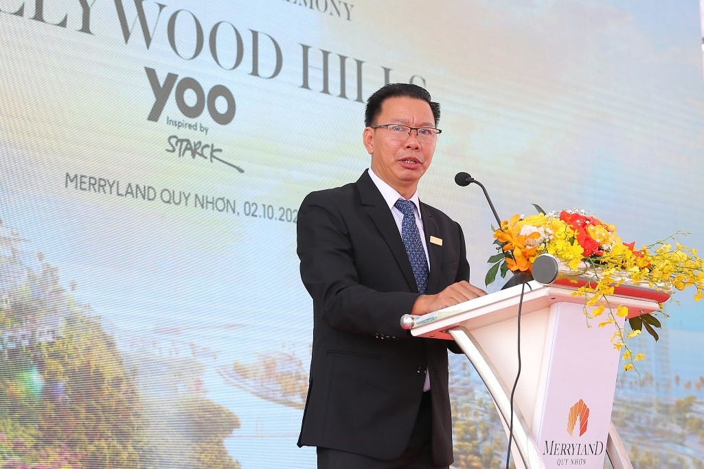 Ông Ngô Huy Hiệu – Phó Tổng giám đốc Hưng Thịnh Incons phát biểu tại sự kiện