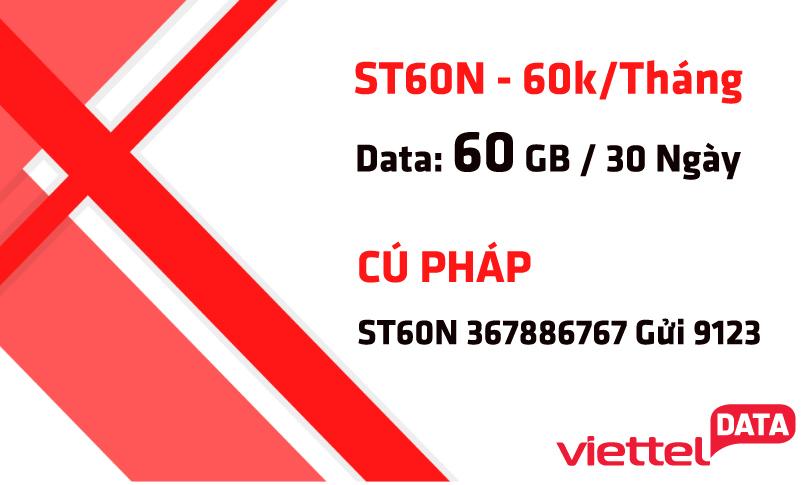 ST60N – Gói cước khuyến mãi siêu Data của Viettel dành cho SIM mới - 2