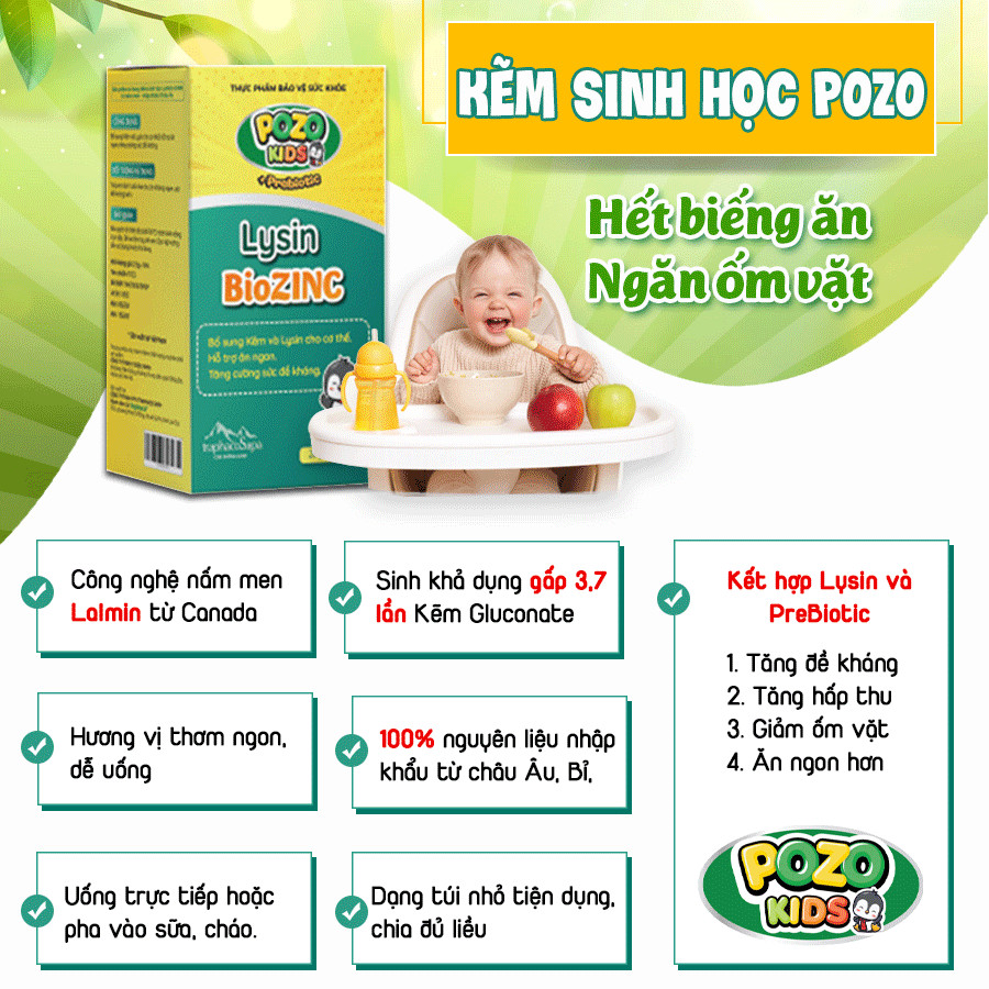 Kẽm sinh học công nghệ nấm men Canada - Top đầu kẽm cho bé, dễ hấp thu gấp 3,7 lần kẽm khác - 5