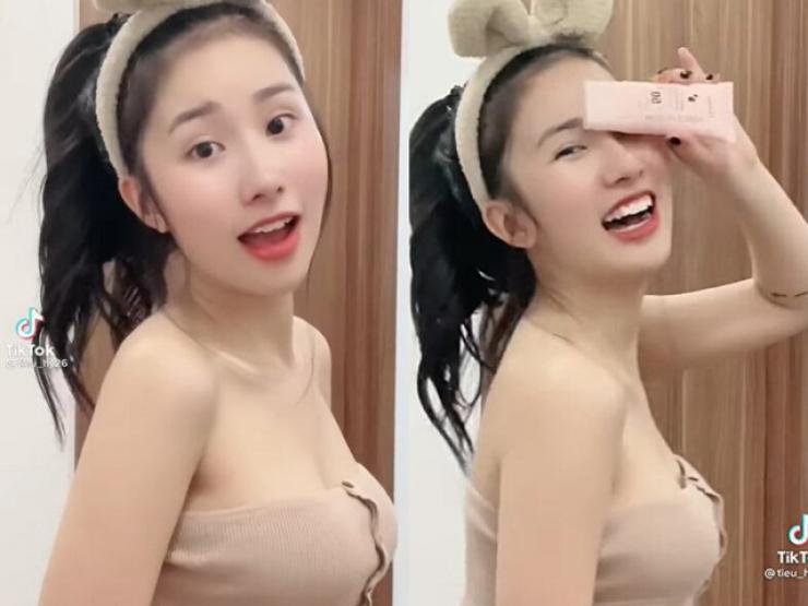 Đời sống Showbiz - 2 "cô vợ quốc dân" quê Hải Phòng, Quảng Ninh gây "bão" với chiếc áo xẻ sâu hút