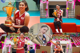 Thể thao - Hot girl bóng chuyền Lâm Oanh thích "ngủ" ở phòng gym, lộ cách "xả giận" với Bùi Ngà