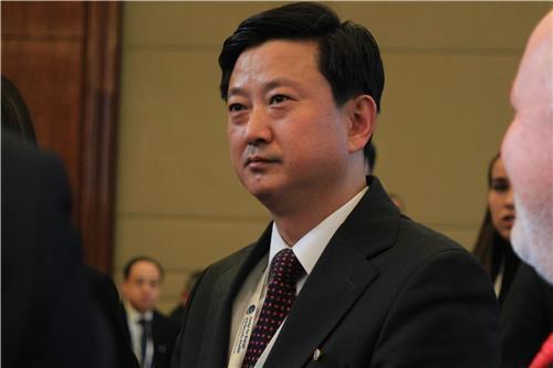 ông Jo Chol-su, Vụ trưởng Vụ các Tổ chức quốc tế thuộc Bộ Ngoại giao Triều Tiên. Ảnh: Yonhap