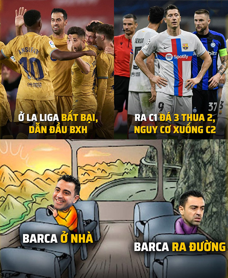 Barca đang khôn nhà dại chợ, có nguy cơ xuống uống C2.