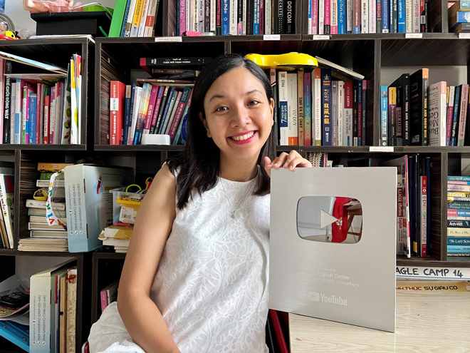 Kênh youtube học tiếng Anh của Hoàng Minh Thủy được hàng triệu người theo dõi