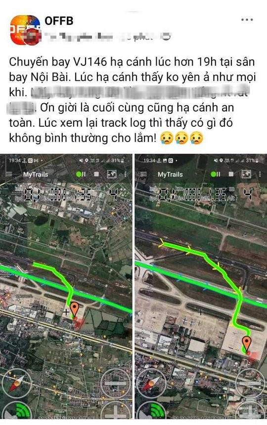 Thực hư hình ảnh &#34;lạ&#34; máy bay hạ cánh tại Nội Bài - 1