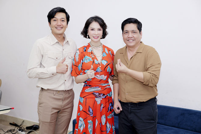 MC Thanh Mai trở thành khách mời trong talkshow cùng với đạo diễn Đức Thịnh và diễn viên Quang Tuấn