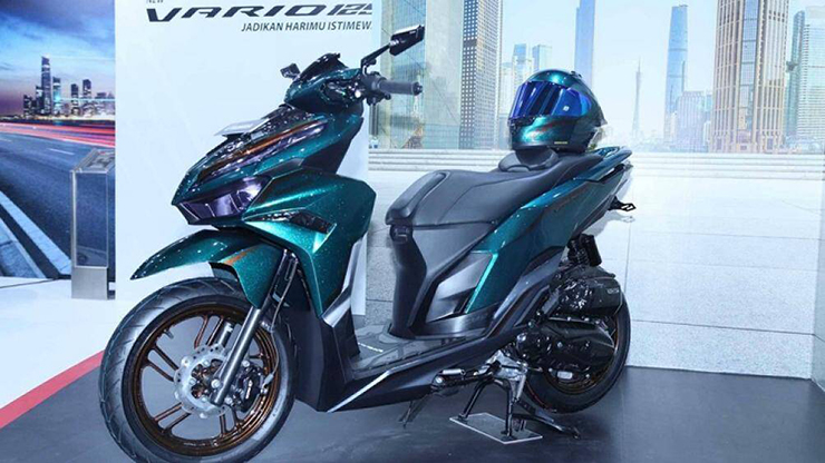 Honda vừa trình làng bản độ mới của mẫu xe ga Vario 125 có tên Hyper Sporty tại thị trường Indonesia
