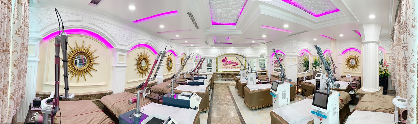Cơ sở vật chất khang trang tại hệ thống Thẩm mỹ viện Mailisa