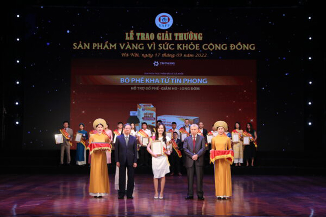 Sản phẩm Bổ phế kha tử Tín phong vinh dự nhận giải thưởng