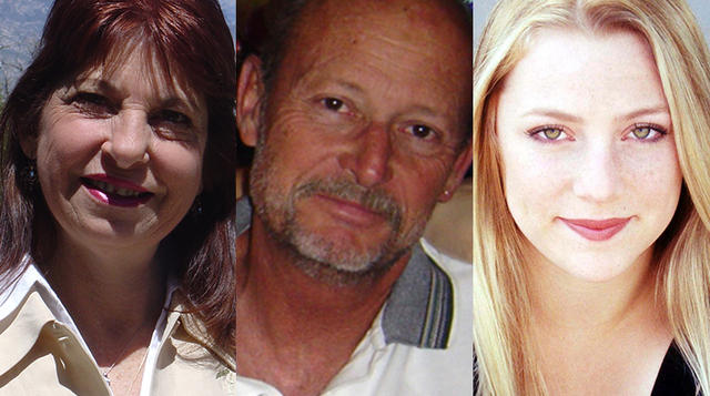 Ba nạn nhân Vicki Friedli, Jon Hayward và Becky Friedli