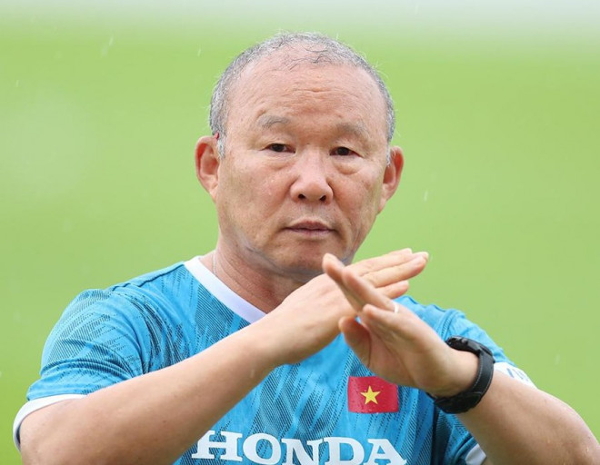 HLV Park Hang-seo nói rằng AFF Cup 2022 có thể là lần cuối ông dẫn dắt đội tuyển Việt Nam. Ảnh: VFF