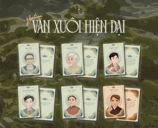 Cơn bão “thẻ bo góc” đổ bộ: Tác giả văn học Việt Nam cũng có photocard đầy sáng tạo! - 3
