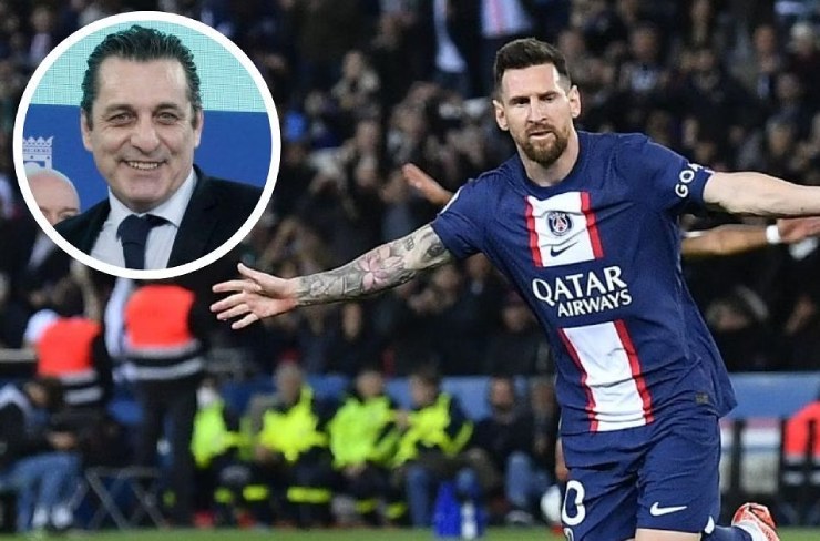 Huyền thoại Paulo Futre xin chữ kí Messi sau trận Benfica - PSG